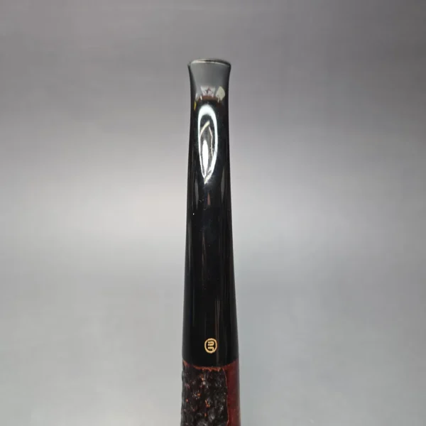 James Upshall Empire Acclaim Magnum Rusticated Bent Billiard Estate Briar Pipe, Unsmoked - Image 7