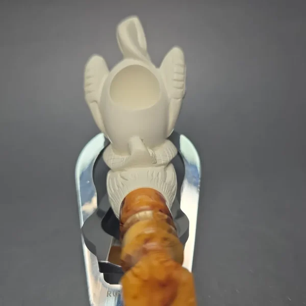 Kenan Claw and Egg Estate Block Meerschaum Pipe, Unsmoked - Image 6
