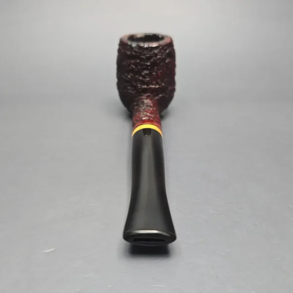 Benner (Bent Nielsen) Rusticated Billiard w/ Boxwood Estate Briar Pipe, Danish Estates - Image 5