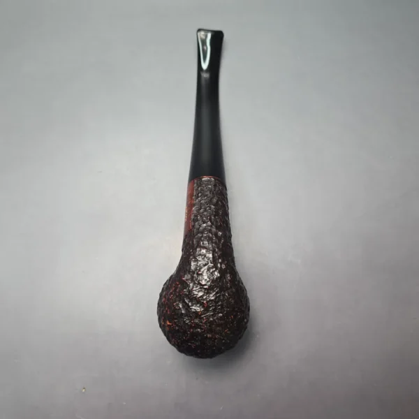 James Upshall Empire Acclaim Magnum Rusticated Bent Billiard Estate Briar Pipe, Unsmoked - Image 9