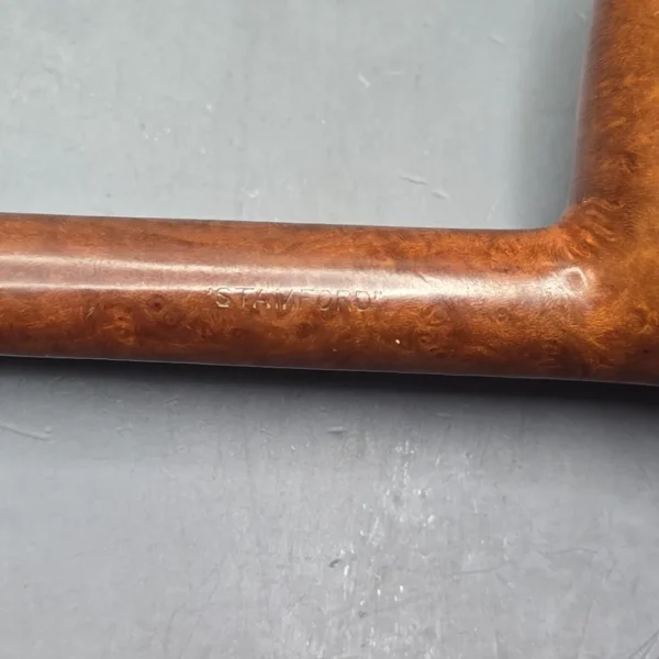 Sasieni Family Era (c.1950-79) Four Dot Walnut "Stamford" Smooth Billiard Estate Briar Pipe, English Estates - Image 11