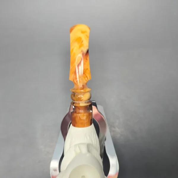 Kenan Claw and Egg Estate Block Meerschaum Pipe, Unsmoked - Image 8