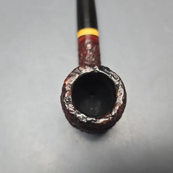 Benner (Bent Nielsen) Rusticated Billiard w/ Boxwood Estate Briar Pipe, Danish Estates - Image 7