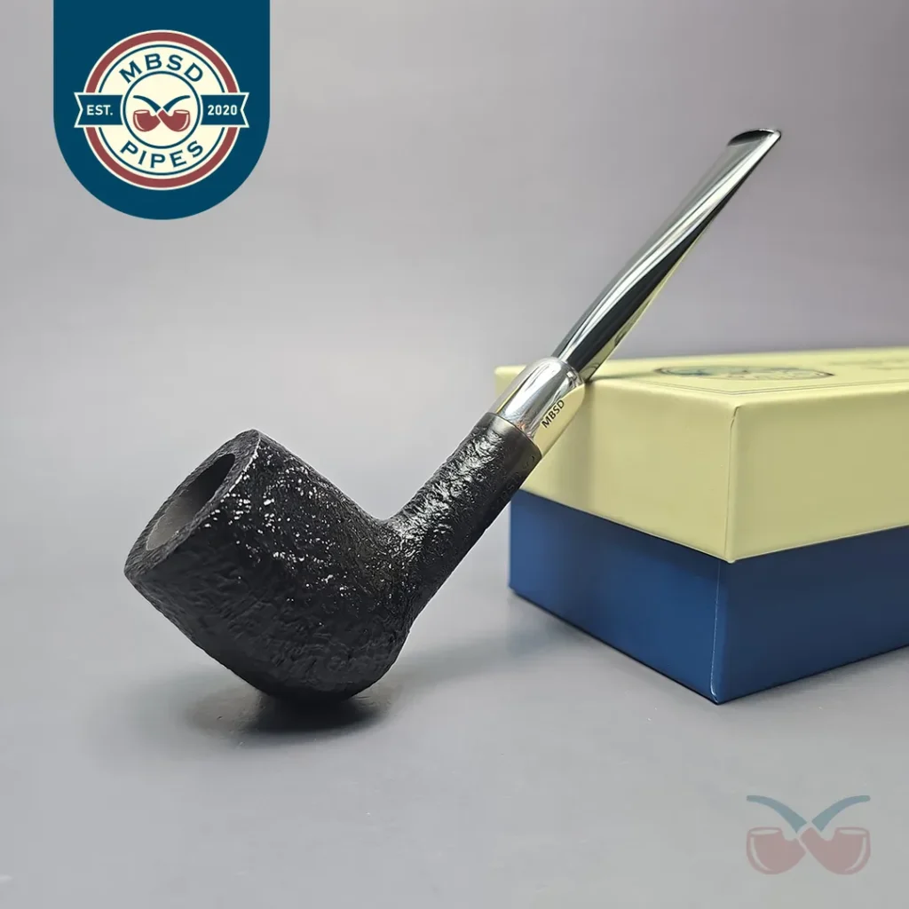 MBSD Briars Timeless Traditions 1 Sandblasted Billiard with Silver (New)