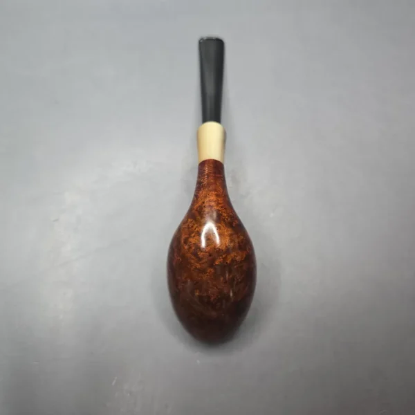 MBSD Briars Modern Masters 3 Smooth Tulip w/ Faux Horn Handmade Briar Pipe, New - Image 7