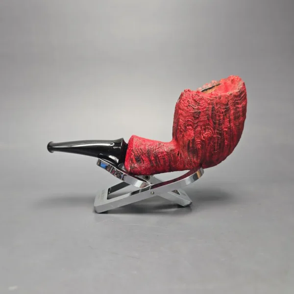 Peter Toth Contrast Sandblasted Freehand Handmade Briar Pipe, New - Image 4