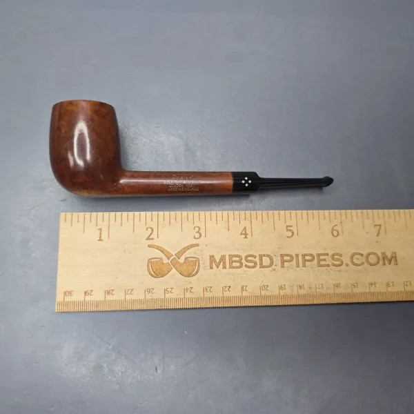 Sasieni Family Era (c.1950-79) Four Dot Walnut "Stamford" Smooth Billiard Estate Briar Pipe, English Estates - Image 12