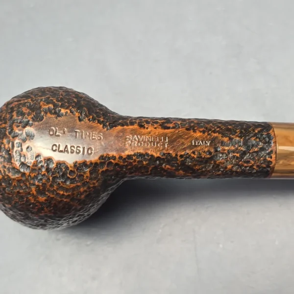 Savinelli Ol' Times Classic Rusticated Billiard (6mm) (Estate) - Image 11
