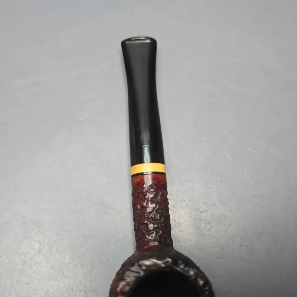Benner (Bent Nielsen) Rusticated Billiard w/ Boxwood Estate Briar Pipe, Danish Estates - Image 8
