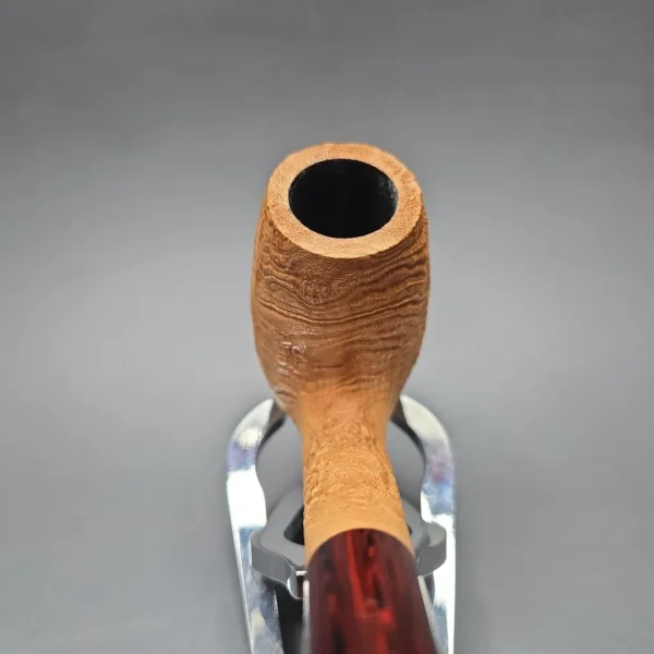 Pipe Tristan Magnum Natural Sandblasted LC Handmade Briar Pipe, New - Image 5