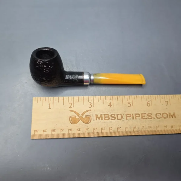 Molina Ambra 104 Sandblasted Apple Briar Pipe, New, 9mm - Image 11