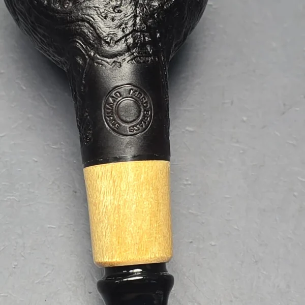MBSD Briars by Piero Vitale Vintage Sandblasted Author w/ Boxwood, Briar Pipe, New - Image 11