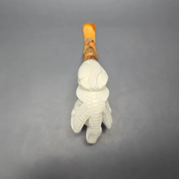 Kenan Claw and Egg Estate Block Meerschaum Pipe, Unsmoked - Image 10