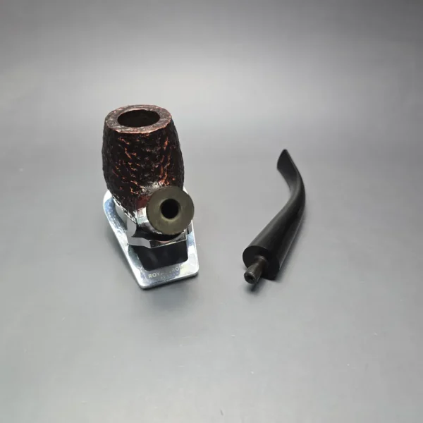 James Upshall Empire Acclaim Magnum Rusticated Bent Billiard Estate Briar Pipe, Unsmoked - Image 13