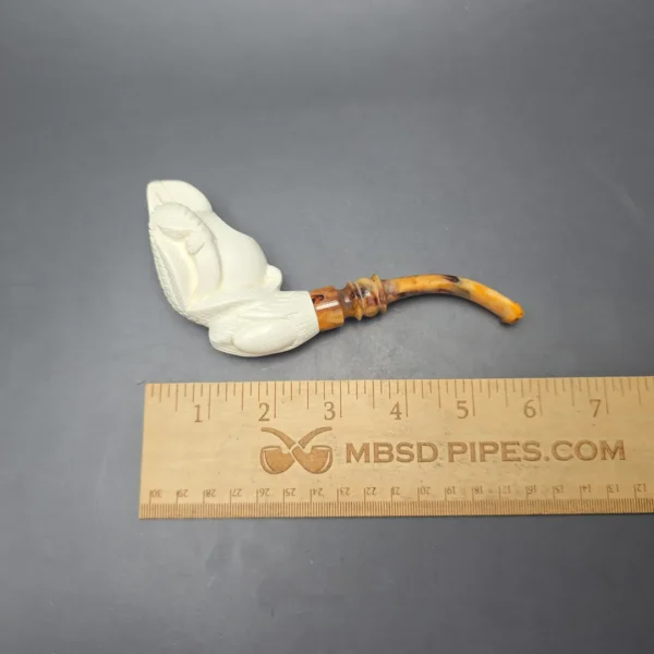 Kenan Claw and Egg Estate Block Meerschaum Pipe, Unsmoked - Image 12