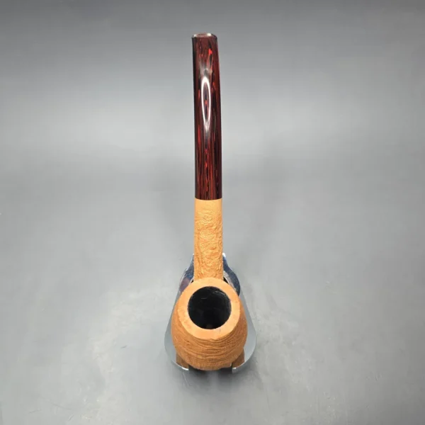 Pipe Tristan Magnum Natural Sandblasted LC Handmade Briar Pipe, New - Image 8