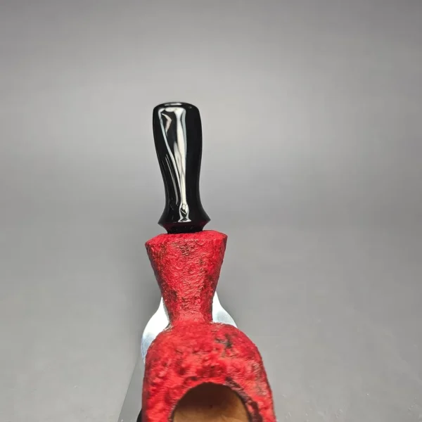 Peter Toth Contrast Sandblasted Freehand Handmade Briar Pipe, New - Image 8