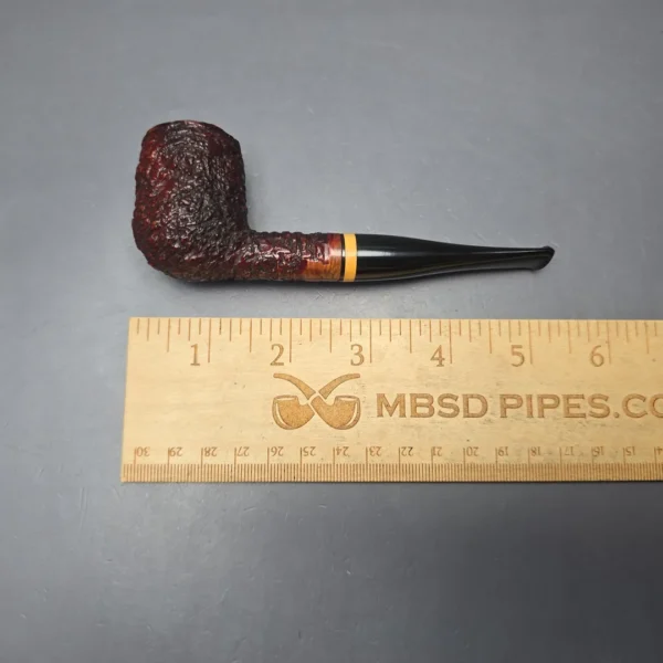 Benner (Bent Nielsen) Rusticated Billiard w/ Boxwood Estate Briar Pipe, Danish Estates - Image 12