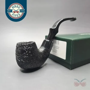 Peterson 2025 Halloween Pipe 314 Sandblasted Bent Billiard Briar Pipe, New