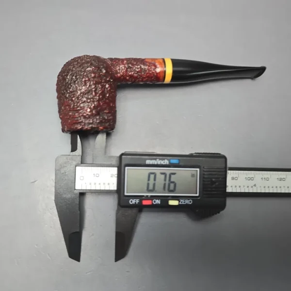 Benner (Bent Nielsen) Rusticated Billiard w/ Boxwood Estate Briar Pipe, Danish Estates - Image 13