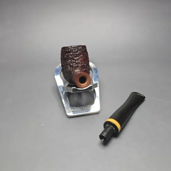 Benner (Bent Nielsen) Rusticated Billiard w/ Boxwood Estate Briar Pipe, Danish Estates - Image 14