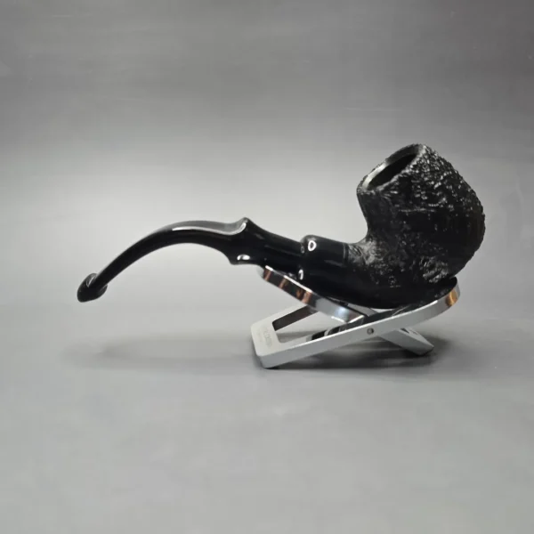 Peterson 2025 Halloween Pipe 314 Sandblasted Bent Billiard Briar Pipe, New - Image 4