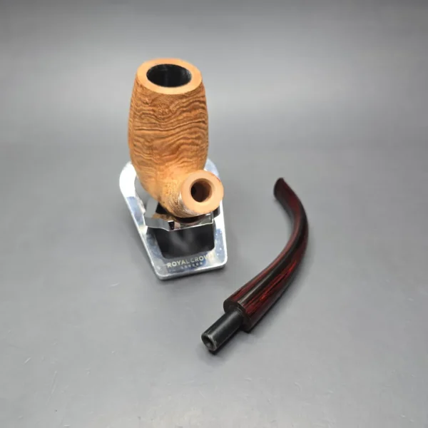 Pipe Tristan Magnum Natural Sandblasted LC Handmade Briar Pipe, New - Image 13