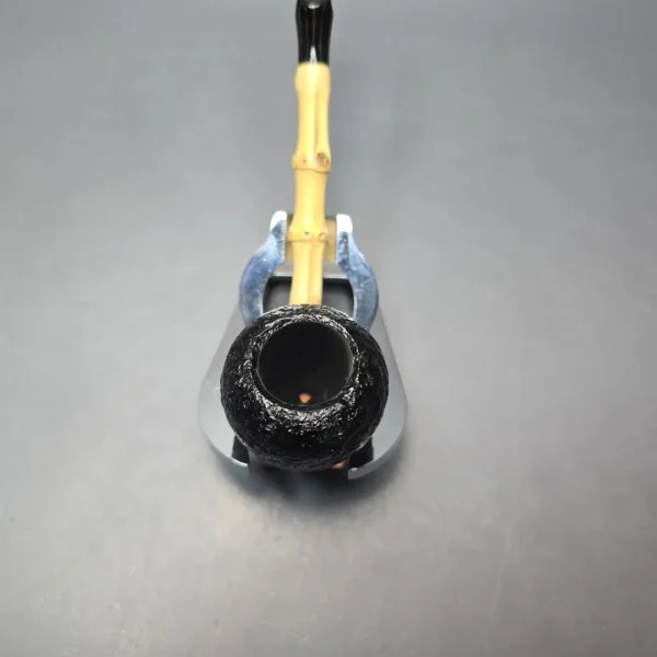 MBSD Briars Modern Masters 1 Sandblasted Peewit w/ Bamboo Handmade Briar Pipe, New - Image 7