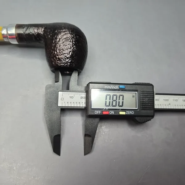 Molina Ambra 104 Sandblasted Apple Briar Pipe, New, 9mm - Image 12