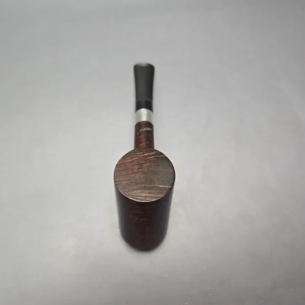 J Mouton Smooth Contrast Poker w/ Silver Estate Briar Pipe, Unsmoked - Image 12