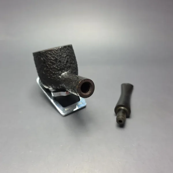 Savinelli Baronet Bruyere 115 EX Rusticated Pot Estate Briar Pipe, Unsmoked - Image 3
