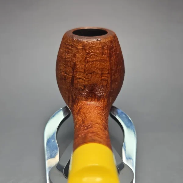 Reum Pipes Contrast Sandblasted Brandy Estate Briar Pipe, American Estates - Image 6