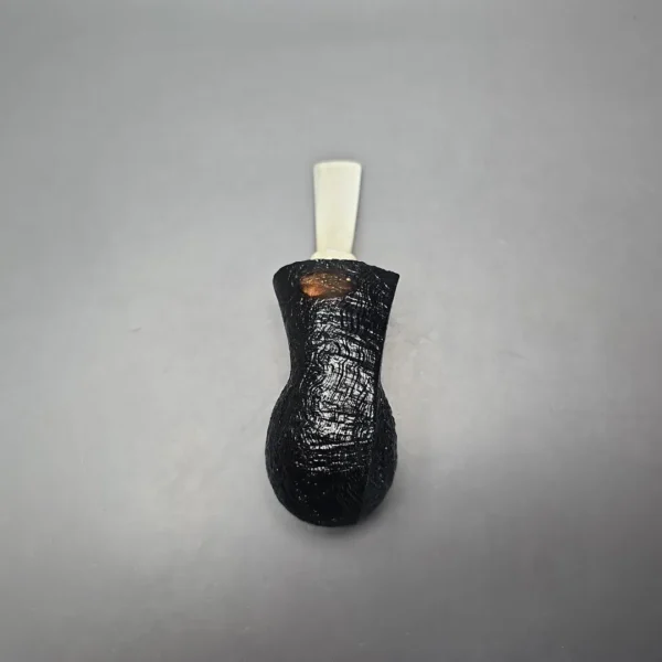 Buckeye Hand Made Sandblasted Blowfish Briar Pipe, New - Image 9