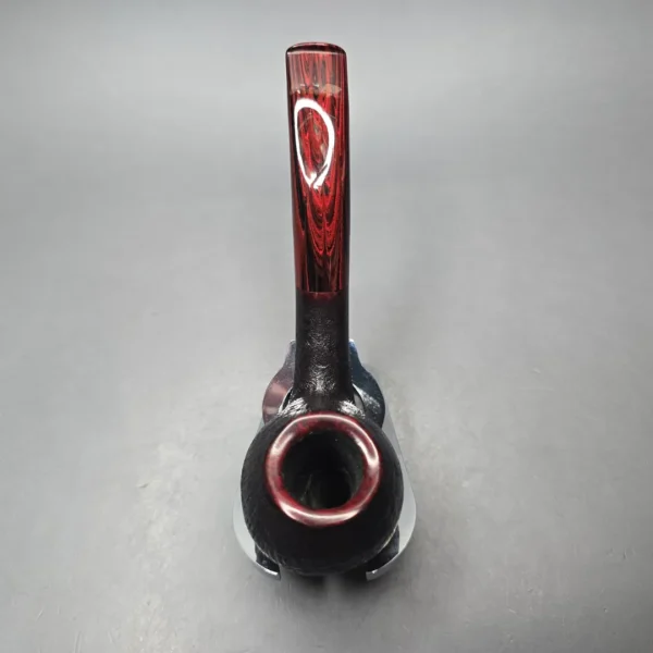 Herriot Pipes Partially Sandblasted Danish Egg Handmade Briar Pipe, New - Image 9