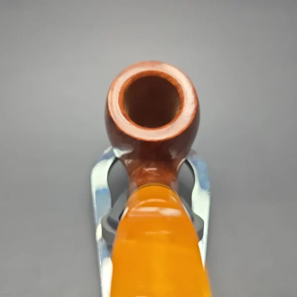 Savinelli Solaria 614 Smooth Oom Paul Estate Briar Pipe, Unsmoked, 6mm - Image 6