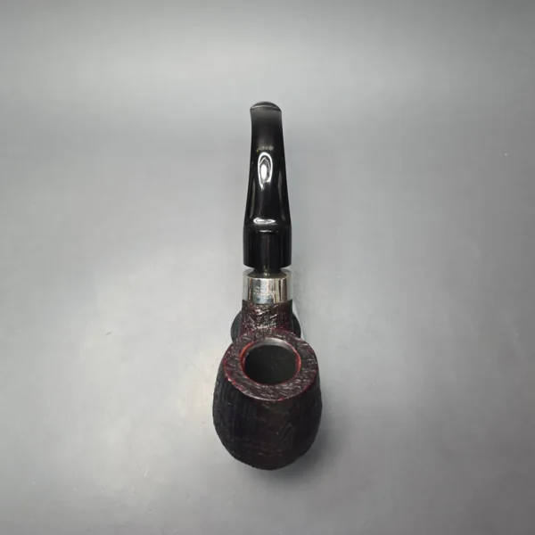 Peterson House Pipe Sandblasted Oom Paul with Silver (New) - Image 9