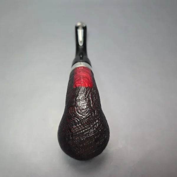 Peterson House Pipe Sandblasted Oom Paul with Silver (New) - Image 10