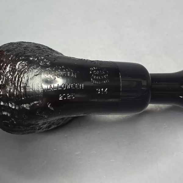 Peterson 2025 Halloween Pipe 314 Sandblasted Bent Billiard Briar Pipe, New - Image 11
