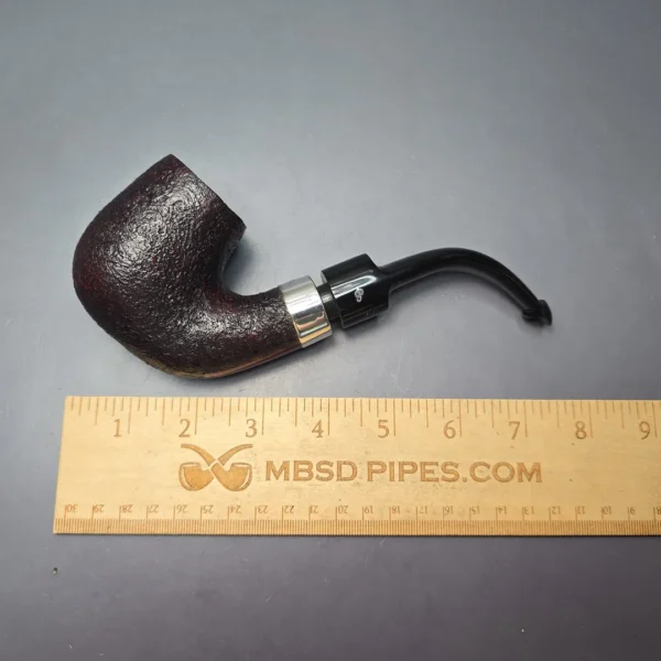 Peterson House Pipe Sandblasted Oom Paul with Silver (New) - Image 11