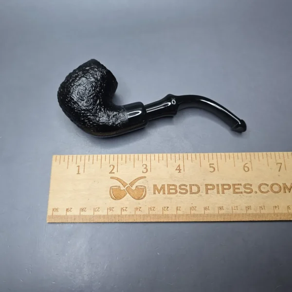 Peterson 2025 Halloween Pipe 314 Sandblasted Bent Billiard Briar Pipe, New - Image 12