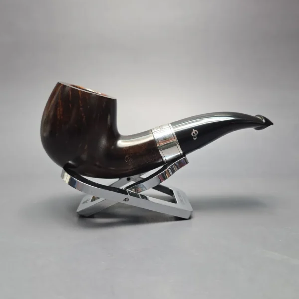 Peterson 160th Anniversary Pat. B Dark Smooth Bent Billiard Briar Pipe, New - Image 3