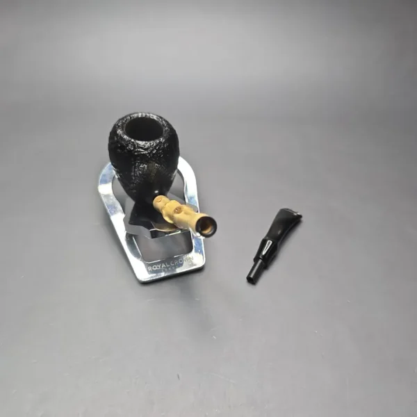 MBSD Briars Modern Masters 1 Sandblasted Peewit w/ Bamboo Handmade Briar Pipe, New - Image 15