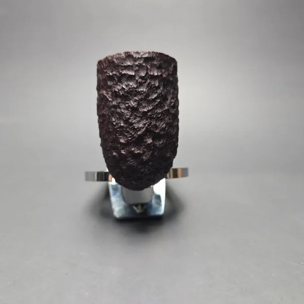 James Upshall Bark Group 6 Partially Rusticated Bent Dublin Estate Briar Pipe, Unsmoked - Image 3