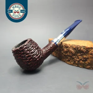 Savinelli Eleganza 207 Rusticated Apple Estate Briar Pipe, Italian Estates, 6mm