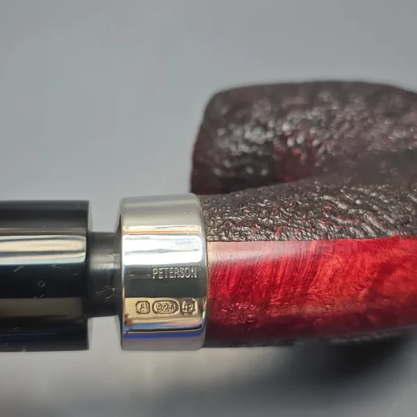 Peterson House Pipe Sandblasted Oom Paul with Silver (New) - Image 14