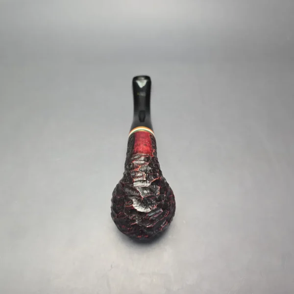 Peterson 2026 St Patrick's Day XL02 Rusticated Apple Briar Pipe, New - Image 10