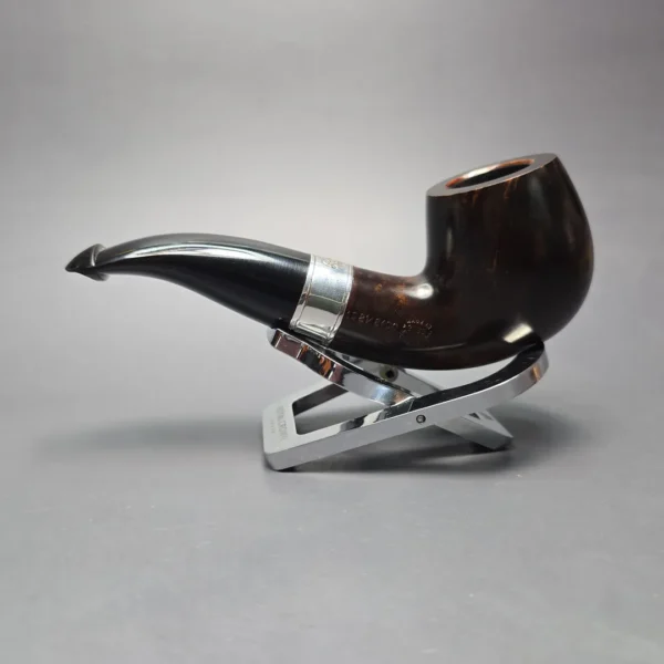 Peterson 160th Anniversary Pat. B Dark Smooth Bent Billiard Briar Pipe, New - Image 5