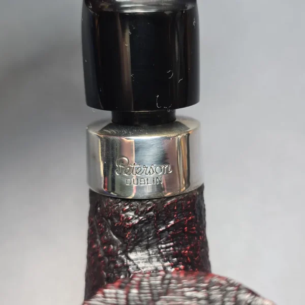 Peterson House Pipe Sandblasted Oom Paul with Silver (New) - Image 15