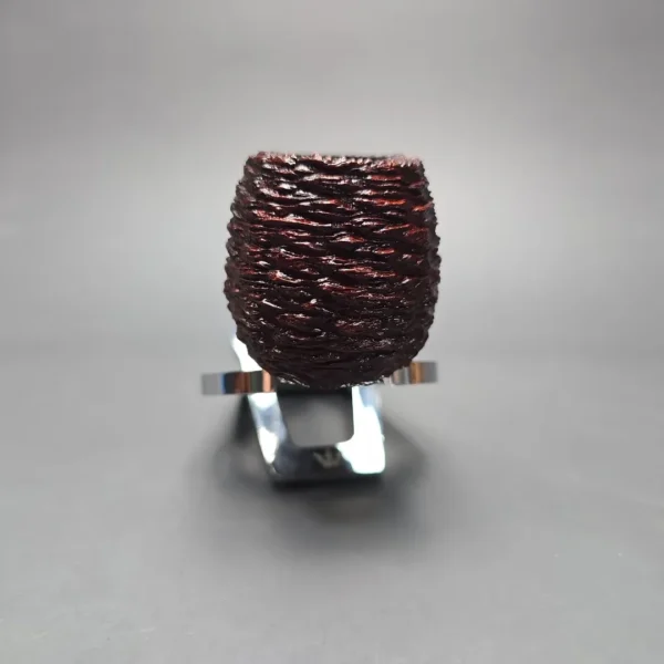 Savinelli Eleganza 207 Rusticated Apple Estate Briar Pipe, Italian Estates, 6mm - Image 3