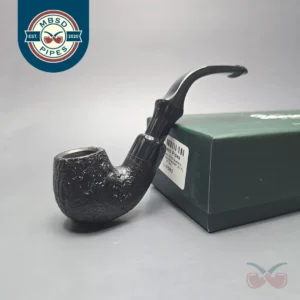 Peterson 2025 Halloween Pipe 317 Sandblasted Bent Billiard Briar Pipe, New